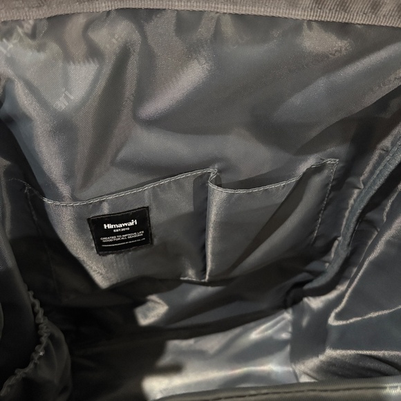 himawari Large Backpack With USB Charging Port - Olive Green - Picture 11 of 11